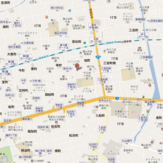 事務所の地図